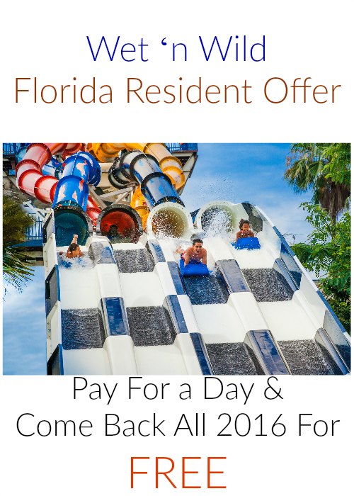 Wet ‘n Wild Florida Resident Offer 2016 Wet ‘n Wild Florida Resident Offer 2016 on Food Wine Sunshine