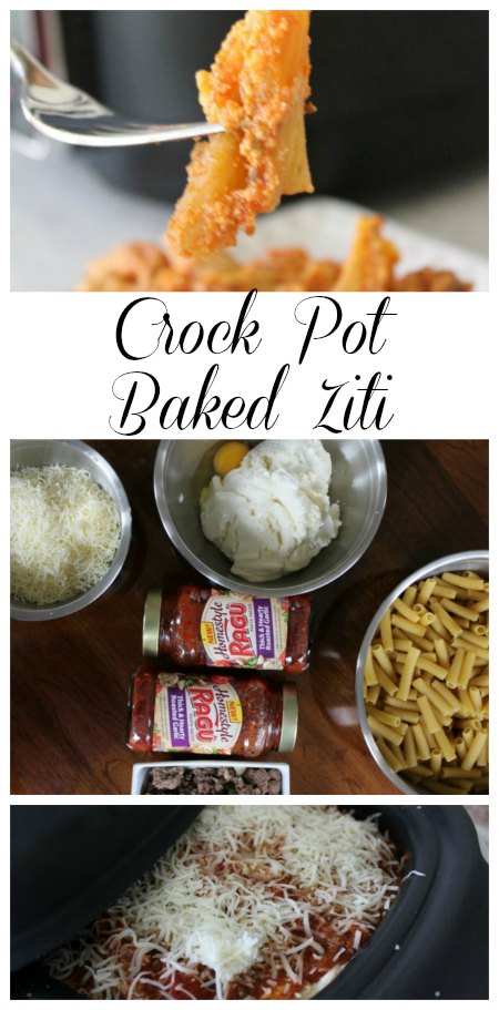 Crock Pot Baked Ziti Recipe on Food Wine Sunshine and Cooking