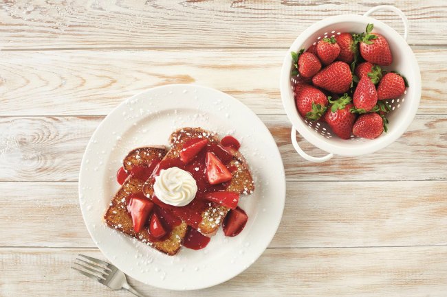 Strawberry French Toast at Bob Evans