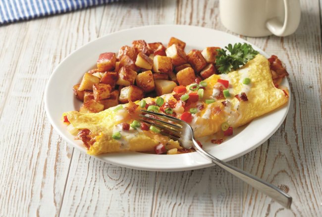 Bacon Omelette at Bob Evans