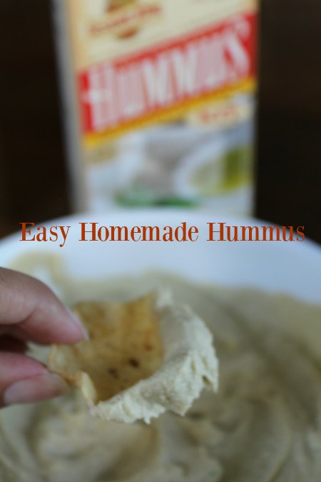 The Easiest Way To Make Hummus on Food Wine Sunshine