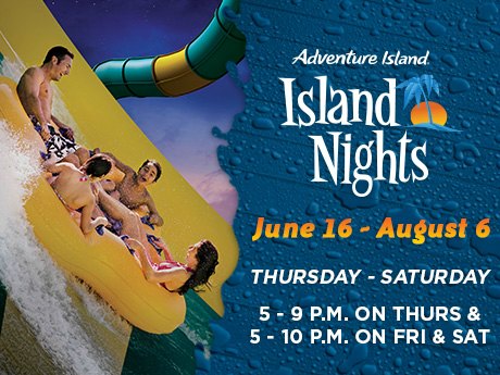 Adventure Island Summer Nights 2016 on Food Wine Sunshine