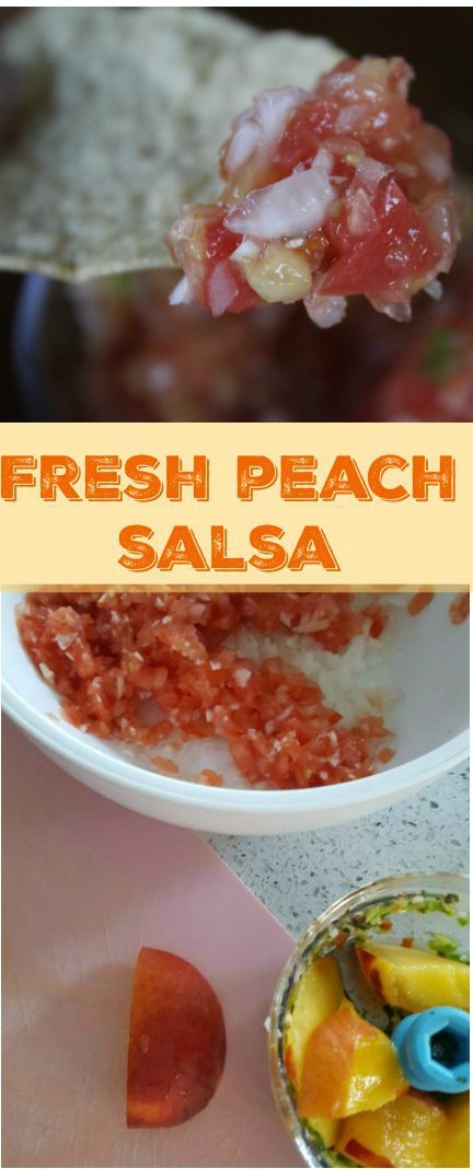 Fresh Peach Salsa Recipe on Food Wine Sunshine and Cooking