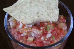 Fresh Peach Salsa Recipe on Food Wine Sunshine and Cooking