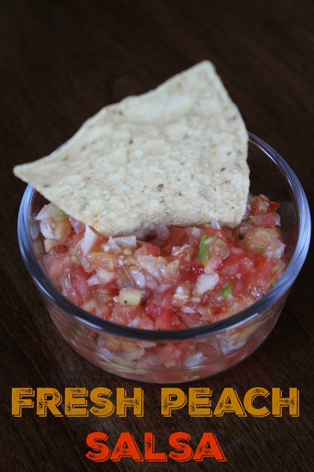 Fresh Peach Salsa Recipe on Food Wine Sunshine and Cooking