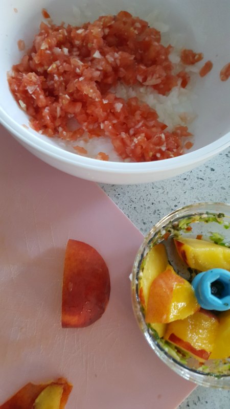 Fresh Peach Salsa Recipe on Food Wine Sunshine and Cooking