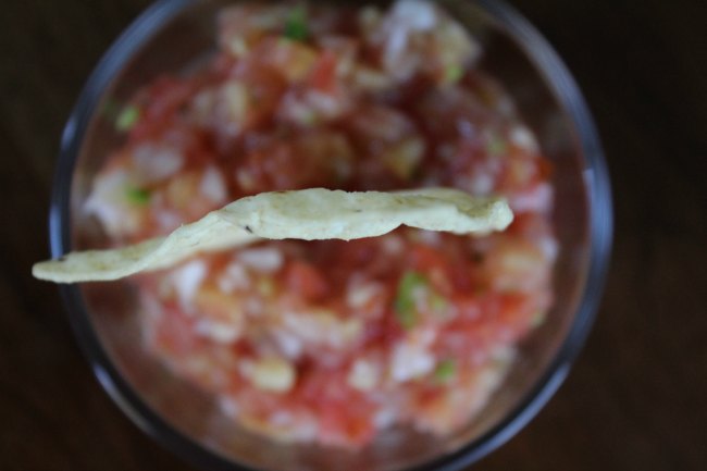 Fresh Peach Salsa Recipe on Food Wine Sunshine and Cooking