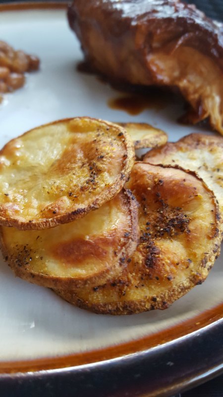 Baked French Fries with Sriracha Dipping Sauce on Food Wine Sunshine and Cooking