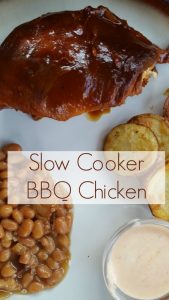 Slow Cooker BBQ Chicken on Food Wine Sunshine and Cooking