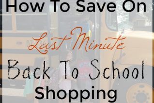 How To Save On Last Minute Back To School Shopping