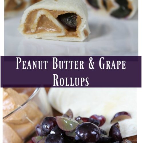 Peanut Butter & Grape Rollups - Perfect For Lunches & Healthy Snacks on Food Wine Sunshine and Cooking