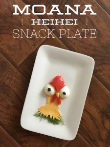 Disney's Moana HeiHei Snack Plate Recipe #12DaysOf on Food Wine Sunshine and Cooking