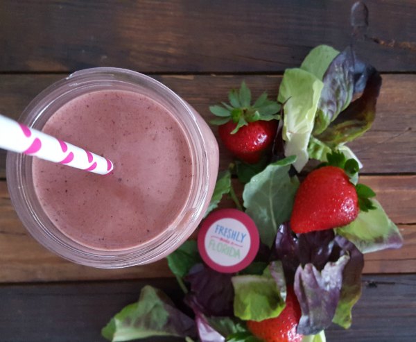 Sweet Beet and Greens Power Smoothie on Food Wine Sunshine and Cooking