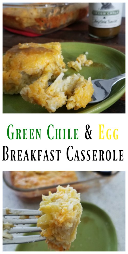 Green Chile and Egg Breakfast Casserole