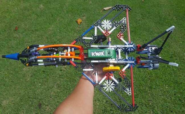 K'NEX Turbo Jet Building Set on Food Wine Sunshine and Cooking