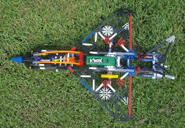 K'NEX Turbo Jet Building Set on Food Wine Sunshine and Cooking