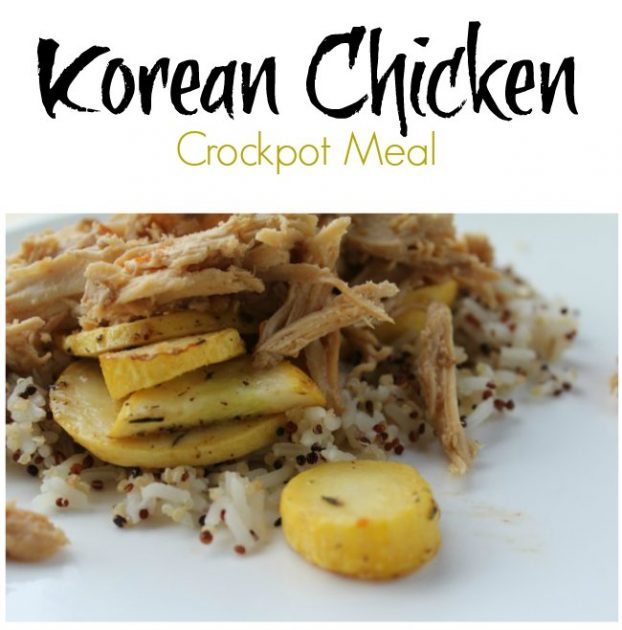 Slow Cooker Korean Chicken Freezer Meals Easy Dinner Recipes