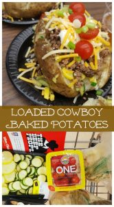 Loaded Cowboy Baked Potatoes on Food Wine Sunshine