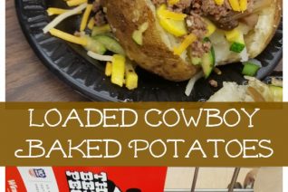 Loaded Cowboy Baked Potatoes on Food Wine Sunshine