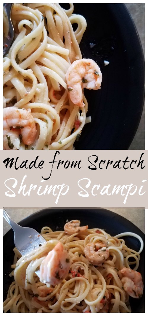 Made From Scratch Shrimp Scampi in 10 Minutes on Food Wine Sunshine
