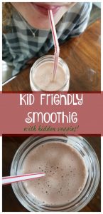 Kid Friendly Smoothie Recipe - Including Hidden Veggies on Food Wine Sunshine