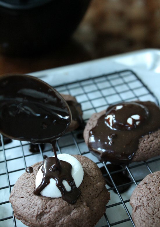 Hot Chocolate Christmas Cookies 