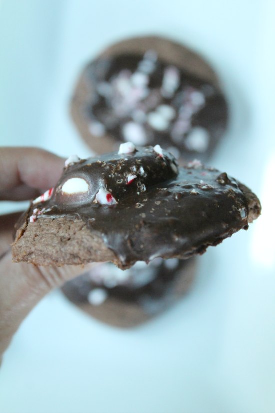 Recipe for Hot Chocolate Cookies on Food Wine Sunshine