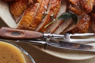 Curtis Stone's Turkey with Sage-Brown Butter Recipe Featured on Food Wine Sunshine