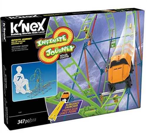 Get Rolling With K'NEX Infinite Journey Roller Coaster Building Set on Food Wine Sunshine