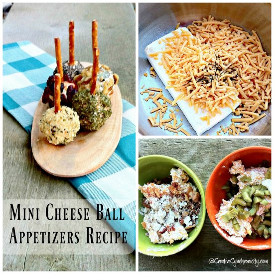 Mini Cheese Ball Appetizers on Food Wine Sunshine