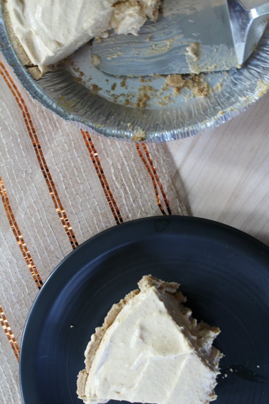 Healthy No Bake Pumpkin Cheesecake