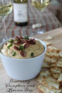 How To Make A Divining Pumpkin and Bacon Dip Appetizer on Food Wine Sunshine