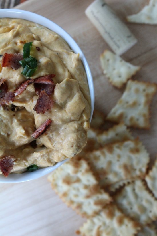 Easy Pumpkin and Bacon Dip Appetizer