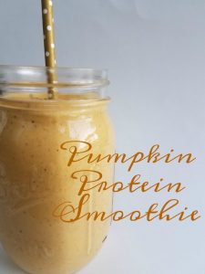 Pumpkin Protein Smoothie on Food Wine Sunshine