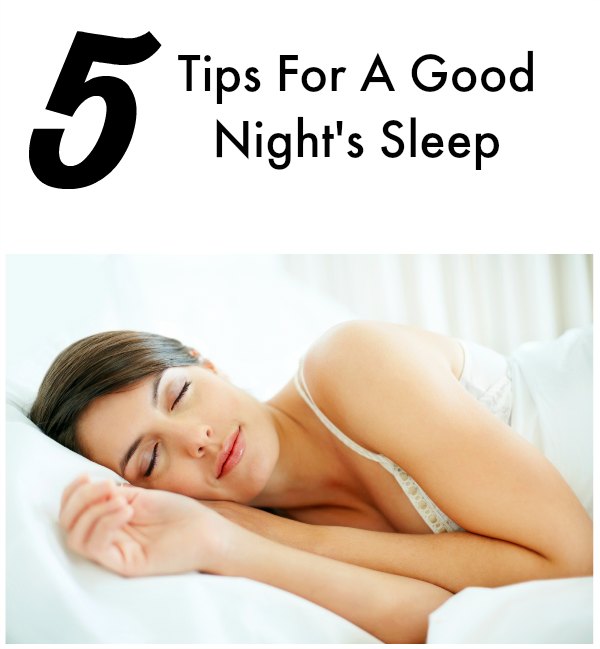 Tips For A Good Night's Sleep on Food Wine Sunshine