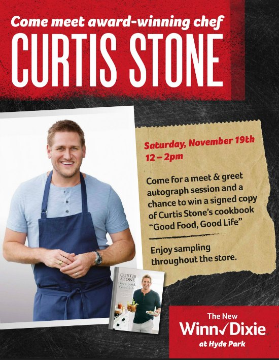 Chef Curtis Stone Comes To Winn-Dixie Hyde Park on Food Wine Sunshine