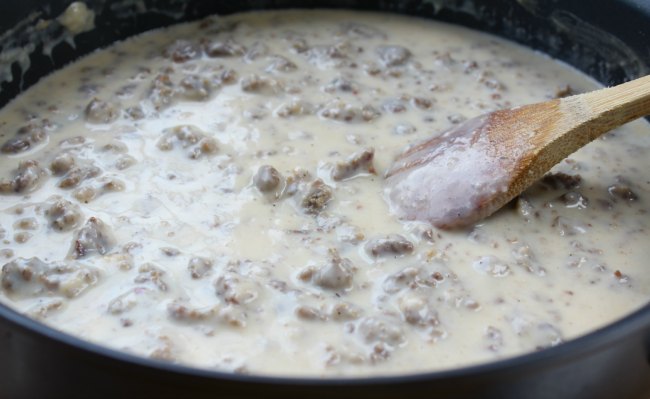 Biscuits and Gravy Overnight Bake