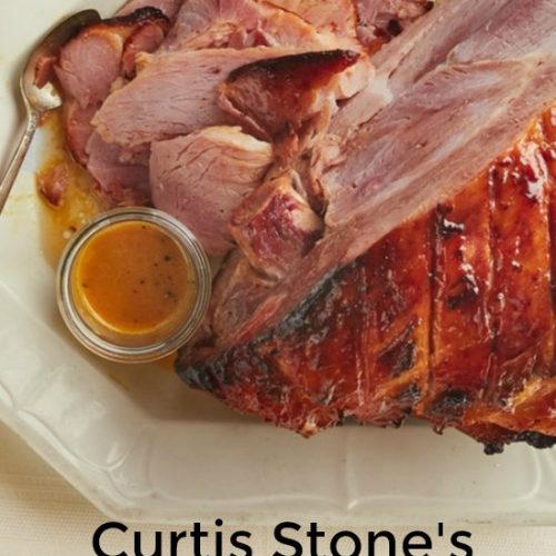 Curtis Stone's Glazed Ham with Mustard Barbecue Sauce Recipe on Food Wine Sunshine