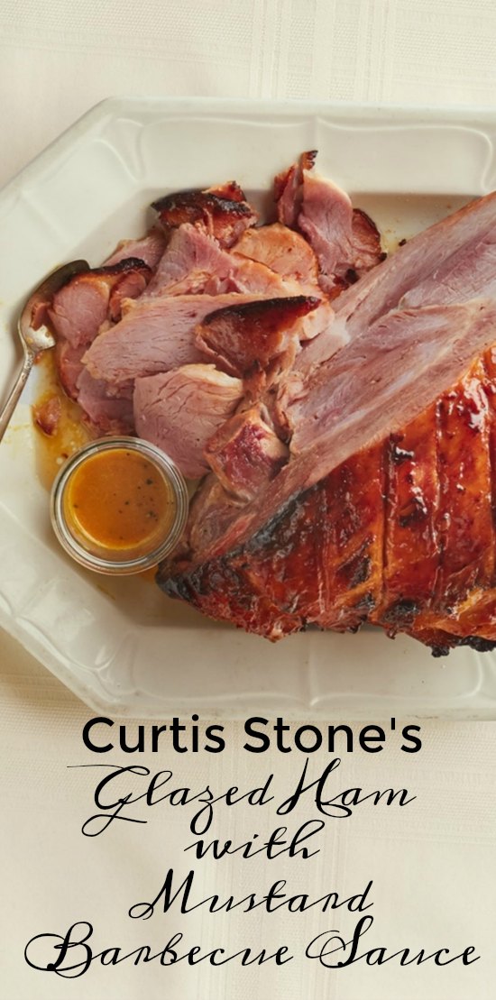 Curtis Stone's Glazed Ham with Mustard Barbecue Sauce Recipe on Food Wine Sunshine