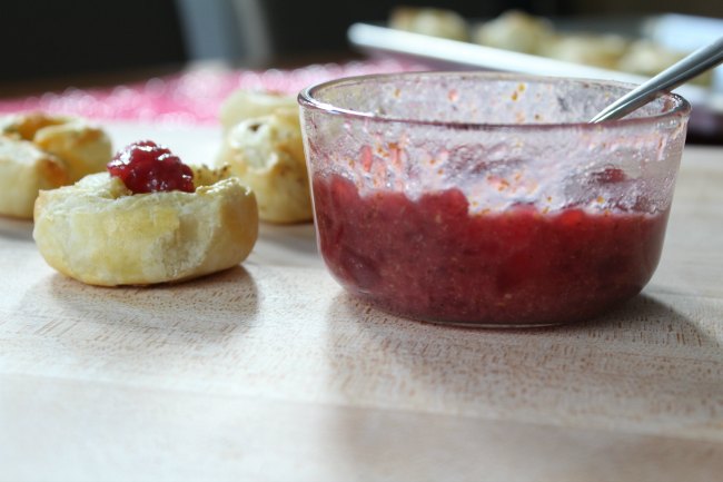 Chicken Apple Sausage Pinwheels with Tangy Cranberry Dipping Sauce on Food Wine Sunshine