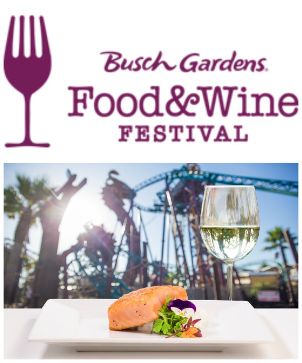 Busch Gardens Food & Wine Festival Info