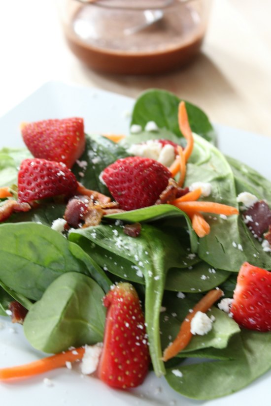 Homemade Strawberry Balsamic Vinaigrette Dressing Recipe