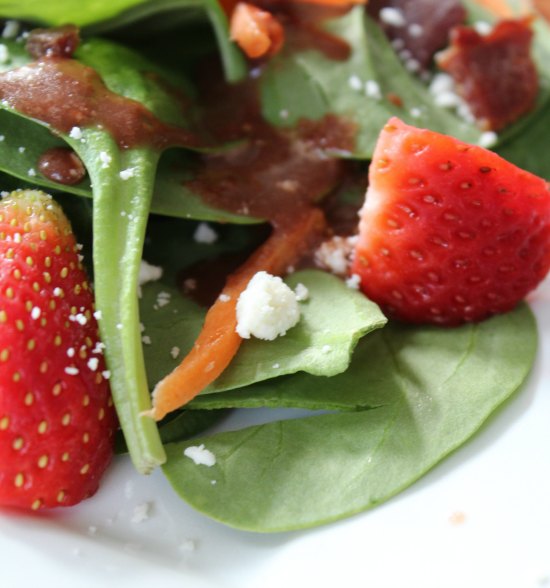 Homemade Strawberry Balsamic Vinaigrette Dressing