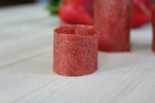 Homemade Strawberry Fruit Roll Ups