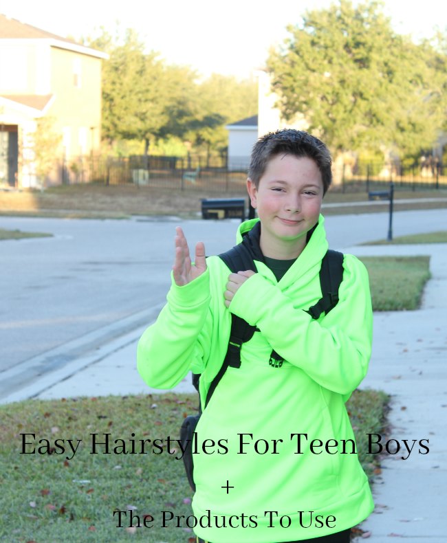 Easy Hairstyles For Teen Boys + The Products To Use on Food Wine Sunshine