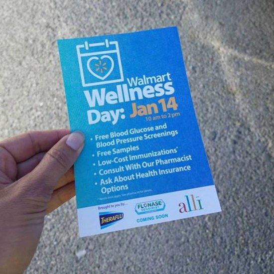 Walmart Wellness Day - Free Health Screenings on Food Wine Sunshine