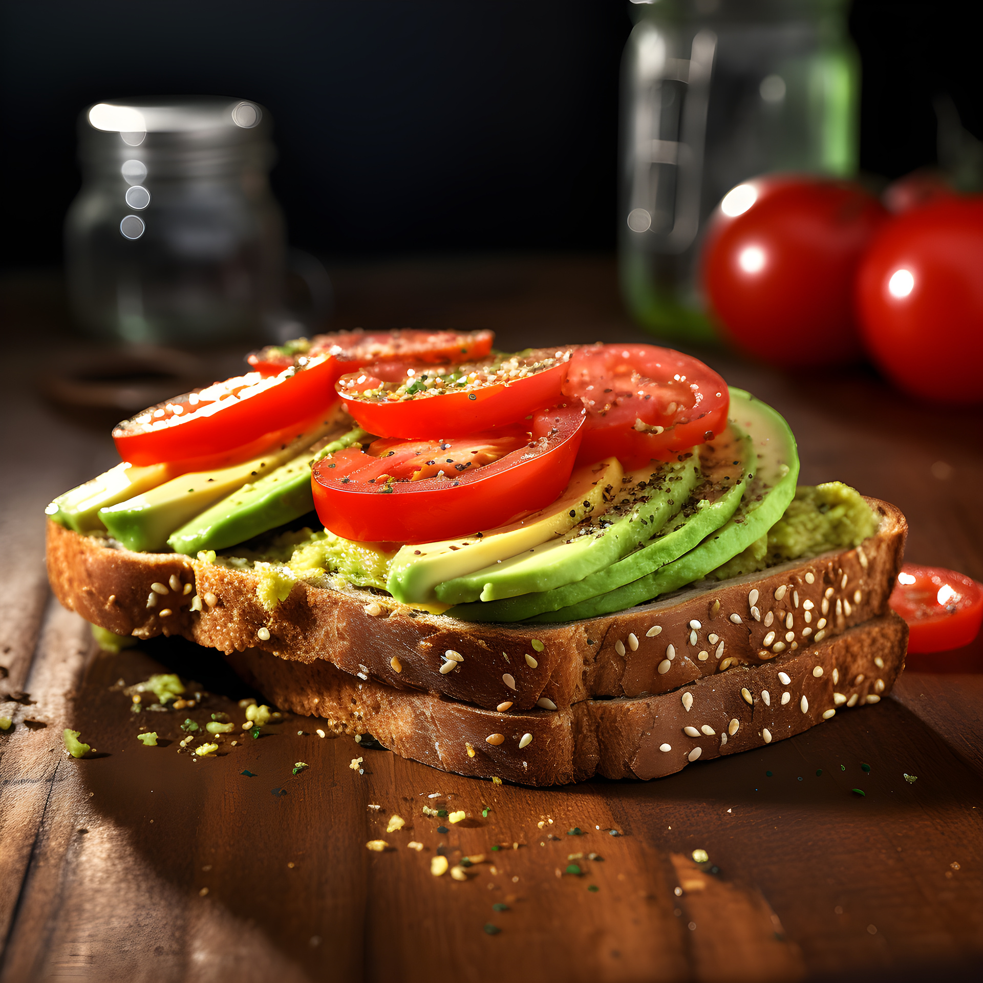 Avocado Tomato Toast Toppings