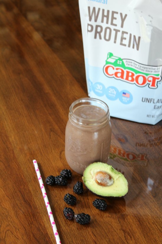 Easy Blackberry Avocado Mango Smoothie