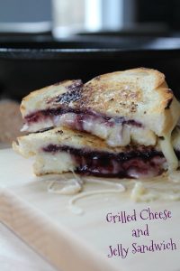 Grilled Cheese and Jelly Sandwich on Food Wine Sunshine