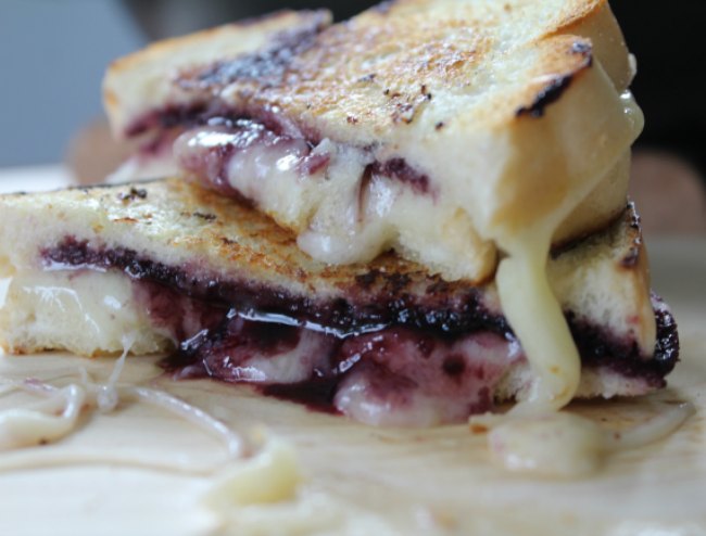 Grilled Cheese and Jelly Sandwich